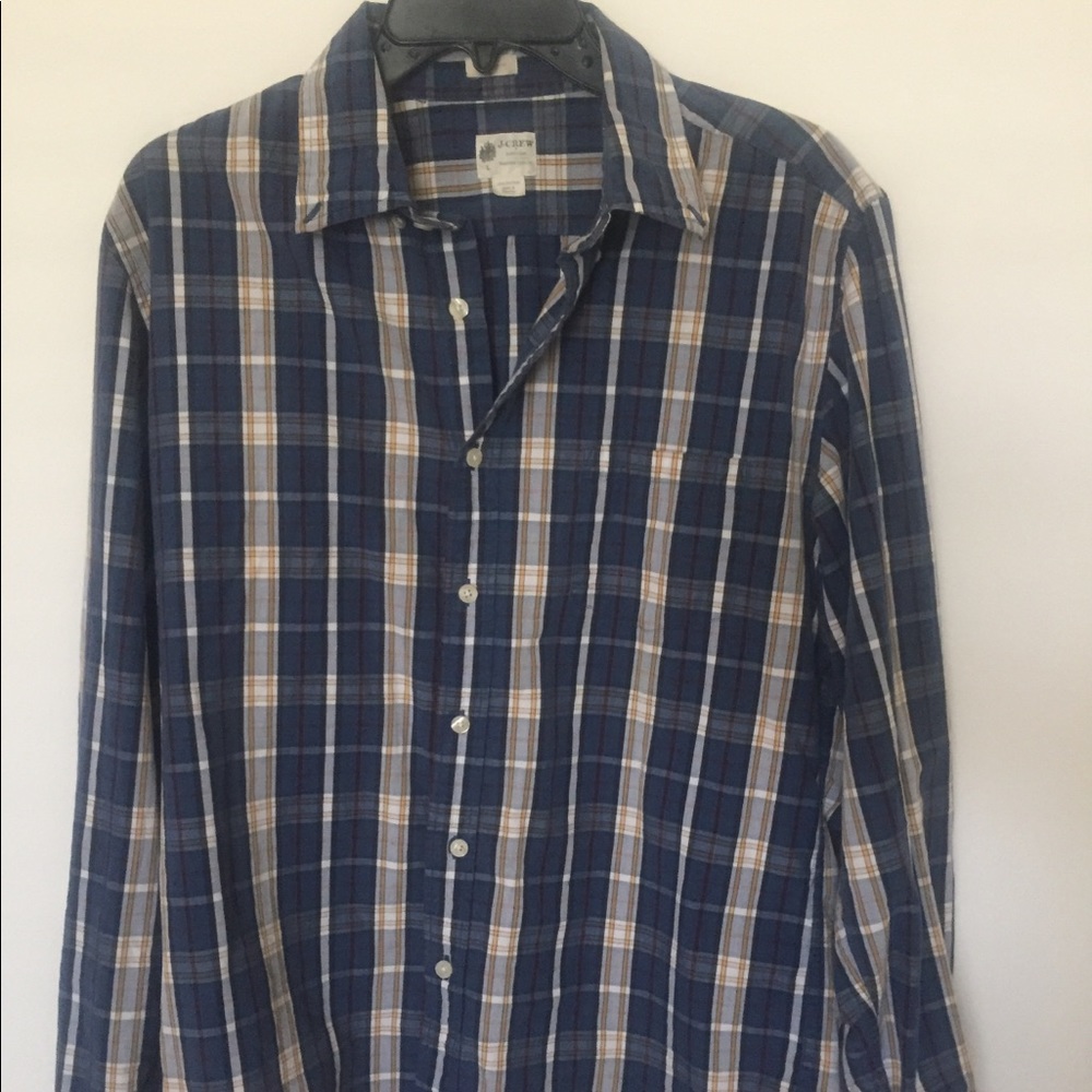 Men’s J Crew Plaid Dress Shirt